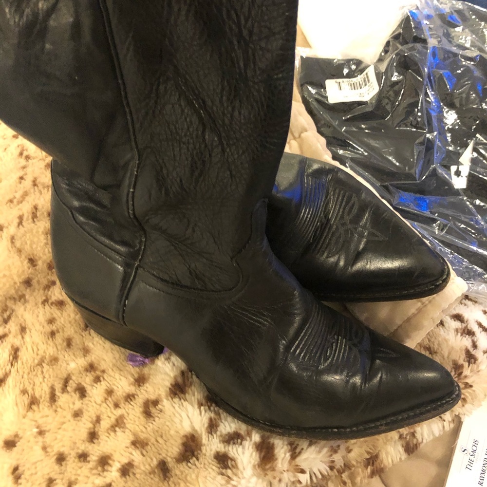 Men’s cowboy boots Tony Lama black 10D